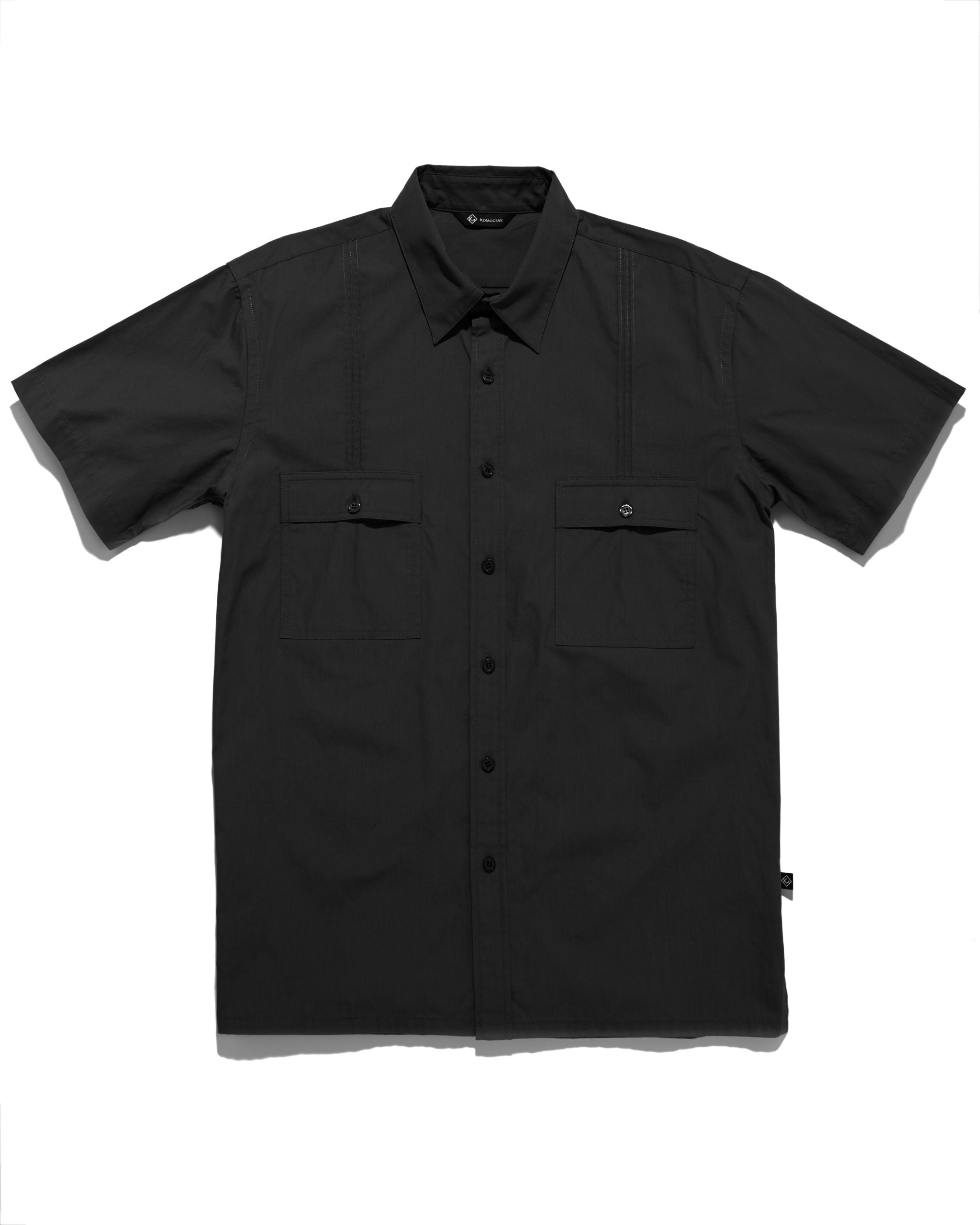トップス digne button shirt black Dogtown x Dixxon Ese Cross WorkForce Short Sleeve Work Shirt